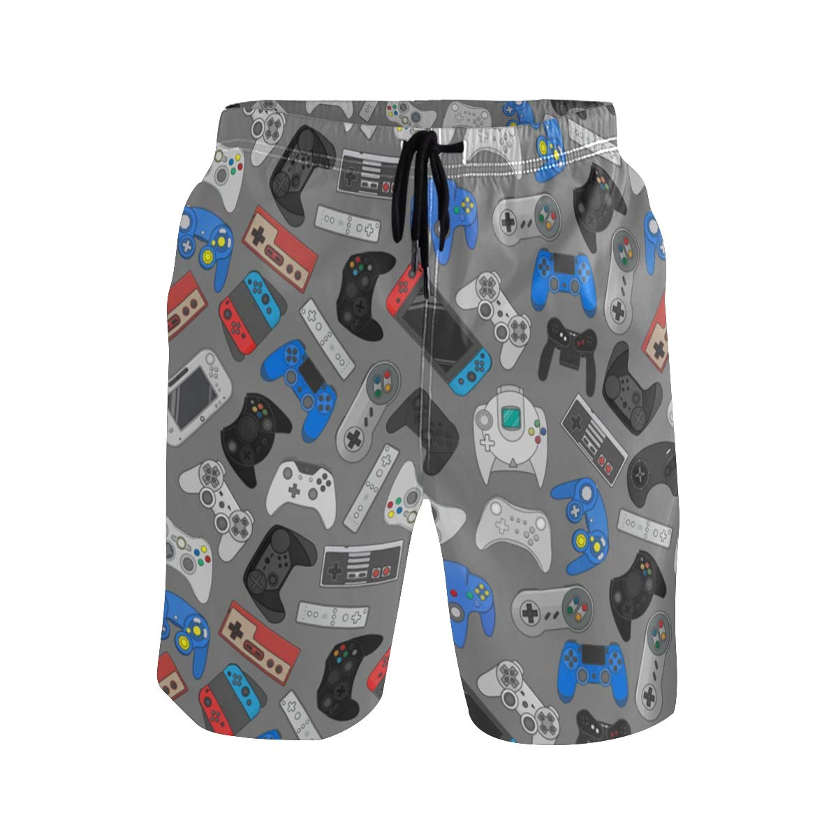 **Men's Quick Dry Swim Trunks - Lightweight Board Shorts with Drawstring for Swimming, Surfing & Beach Activities**