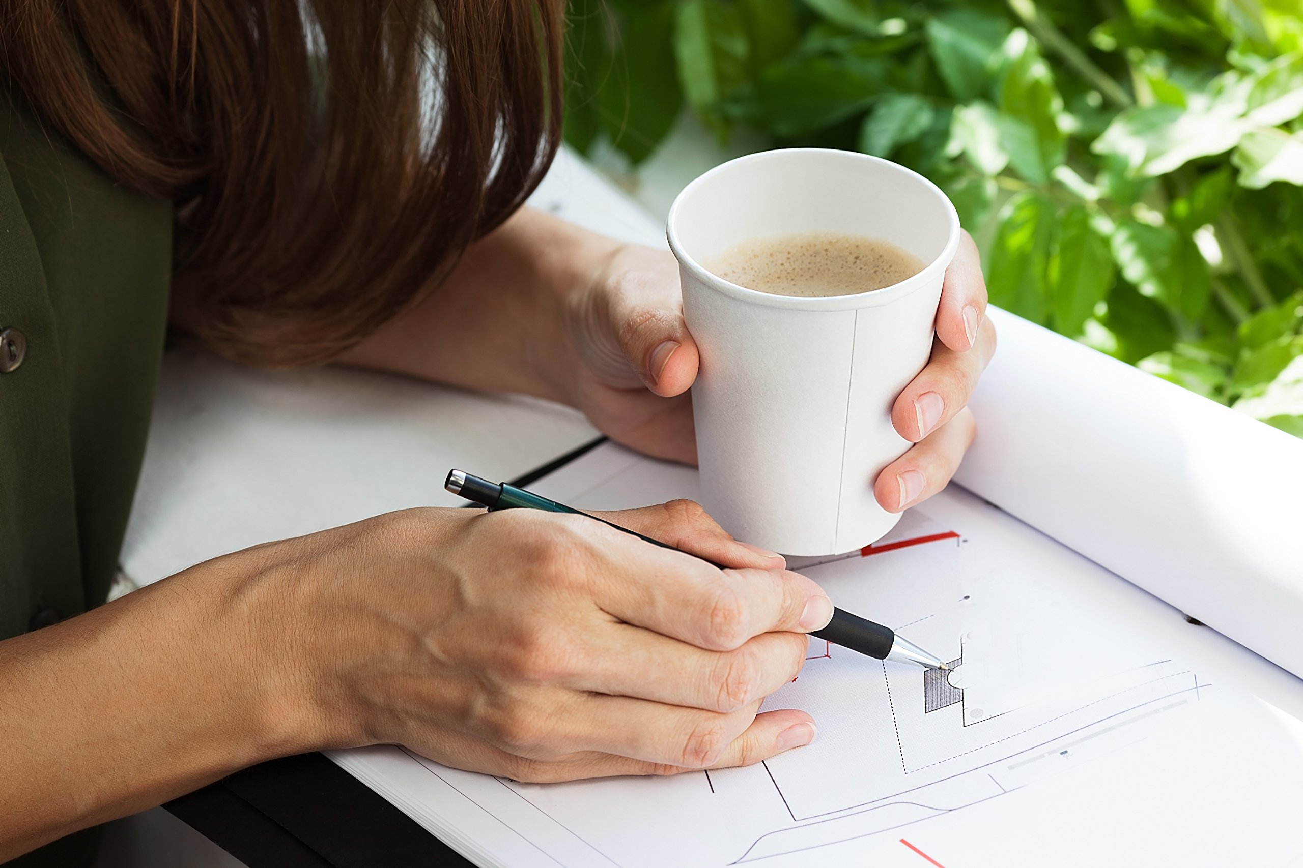 Eco-Friendly 8 oz Disposable White Paper Coffee Cups - Recyclable & Compostable Hot Drink Cups for Office, Cafe, Restaurant - Perfect for Coffee, Tea, Latte, Chai - Pack of 50 | Ideal for Daily Use, Parties & Takeout