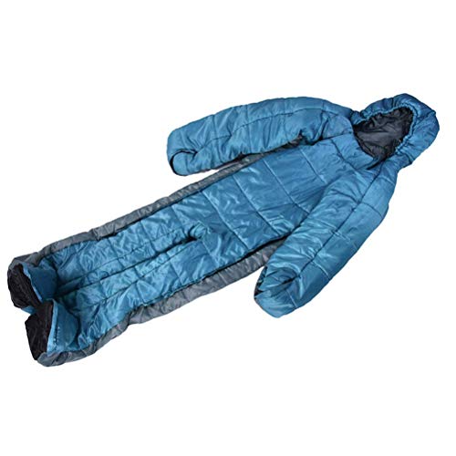 3-Season Wearable Sleeping Bag Suit for Adults - Full Body Camping Wear for Outdoor Hiking, Travel & Cold Weather Camping | Cozy Sleeping Solution for Backpacking, Festivals & Winter Adventures