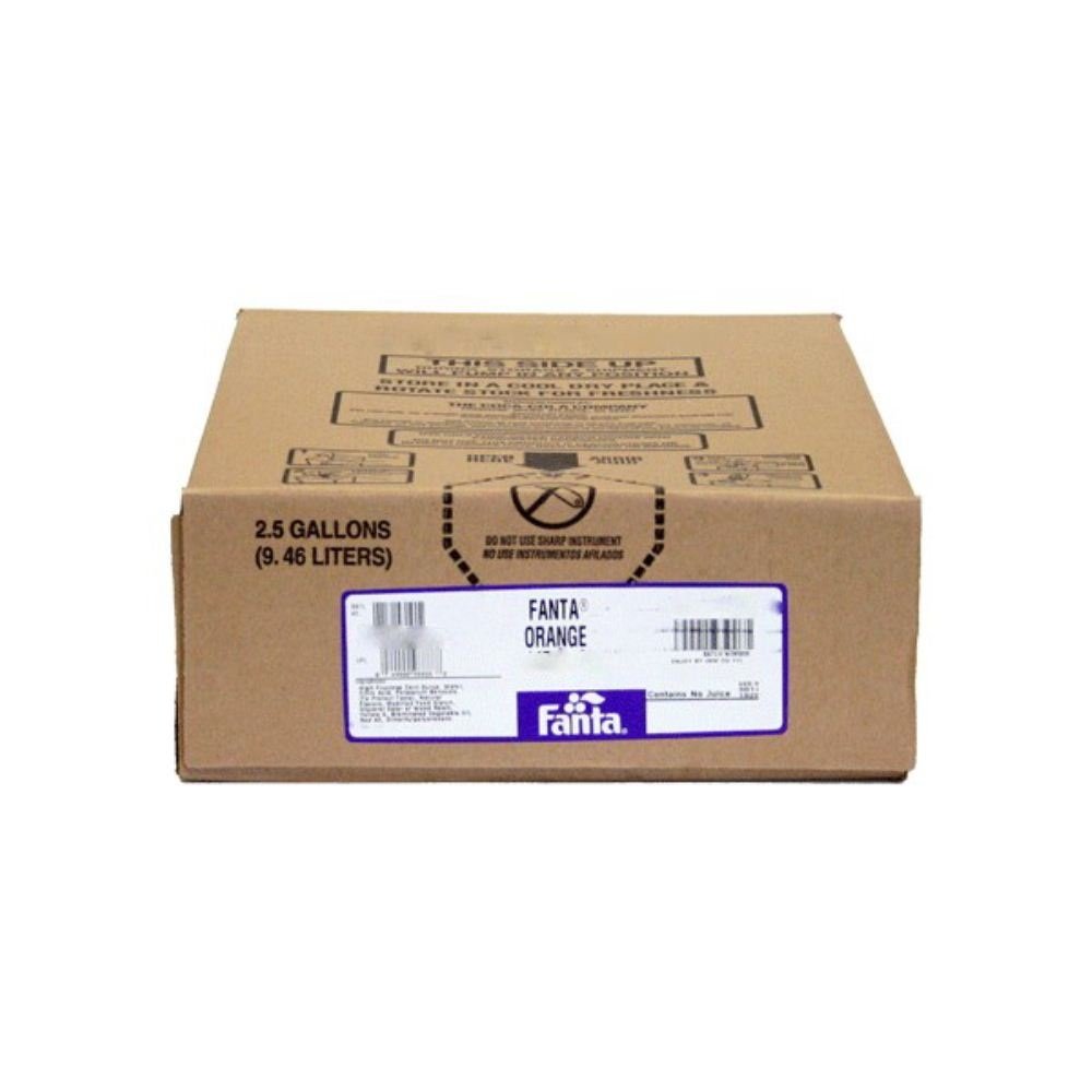 Fanta Orange Soda Syrup 2.5 Gallon Bag-in-Box - Refill for Fountain Machines, Restaurants, and Party Beverage Dispensers