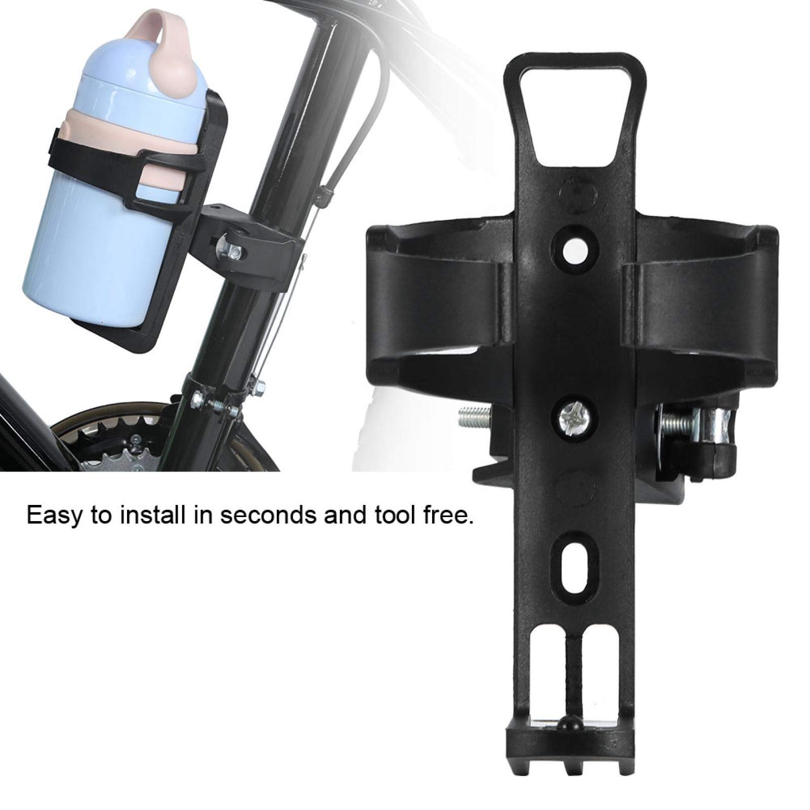 Motorcycle Fuel Bottle Holder - Durable Fuel Container Mount for Adventure Bikes & Off-Road Riding - Perfect for Long-Distance Touring & Outdoor Camping