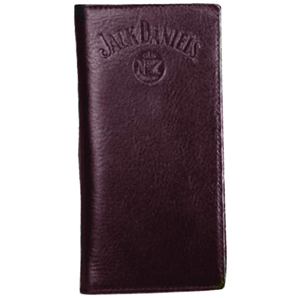 Jack Daniel's Signature Collection Rodeo Wallet - Genuine Leather Brown Cowboy Bifold Wallet for Men - Perfect for Western Style, Rodeo Events & Everyday Carry