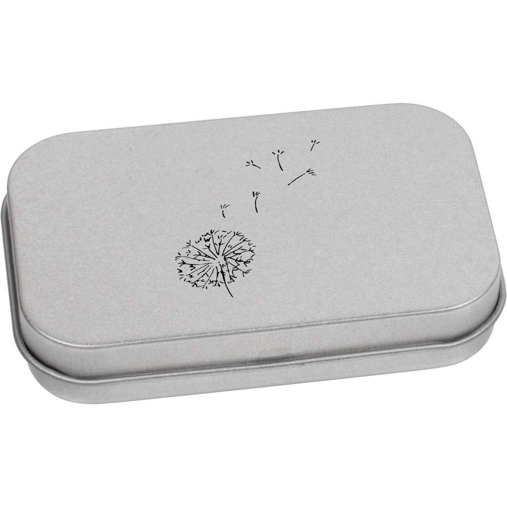 80mm Dandelion Seeds Metal Hinged Storage Tin Box - Vintage Style Decorative Container for Jewelry, Tea, Spices & Collectibles (TT00055517) | Perfect for Home Organization, Gift Giving & Craft Storage