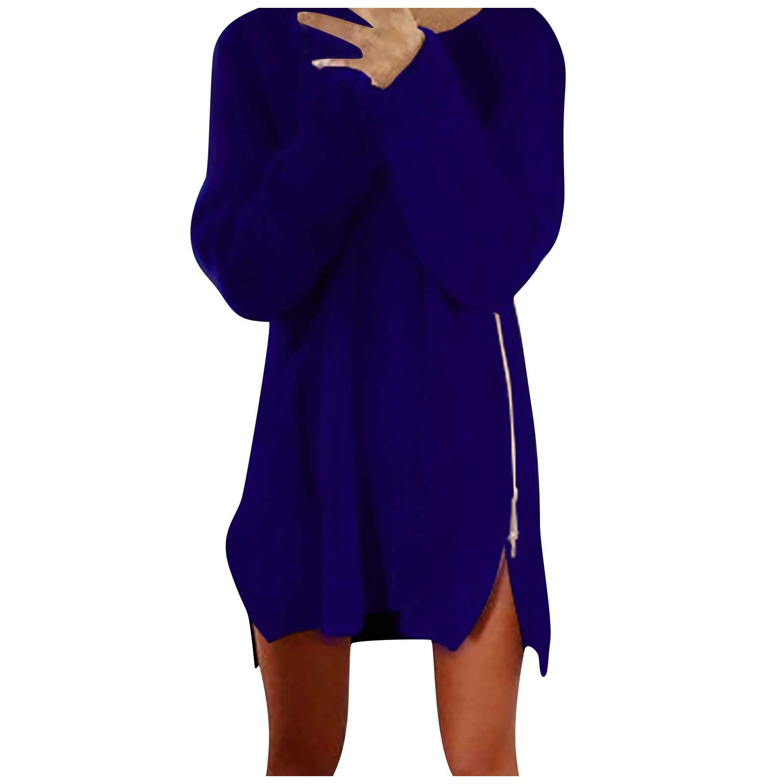 Women's Casual Long Sleeve Round Neck T-Shirts & Blouses - Comfortable Sweatshirts & Tops for Everyday Wear, Work, and Weekend Outings