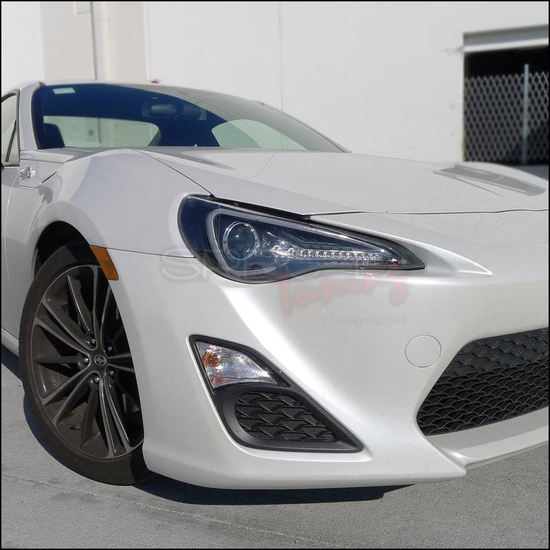 2012-2017 Scion FRS / Toyota 86 Spec D Tuning Black LED Projector Headlights - High Performance Replacement Headlight Housing - Perfect for Night Driving & Car Customization