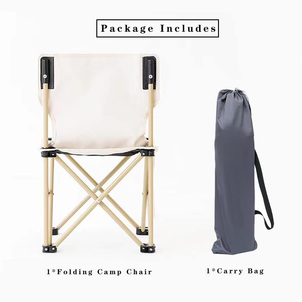 Best Foldable Camping Chair with Cup Holder & Side Pocket - Portable Lightweight Outdoor Chair for Camping, Beach, Fishing, Picnics & Backyard Relaxation