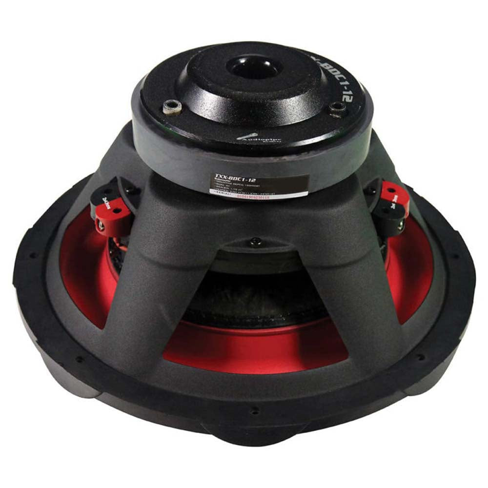 Audiopipe TXXBDC112 12 Inch Car Subwoofer - 600W RMS/1200W Max Power, Dual 4 Ohm Voice Coils - Premium Bass for Car Audio Systems & Home Theater