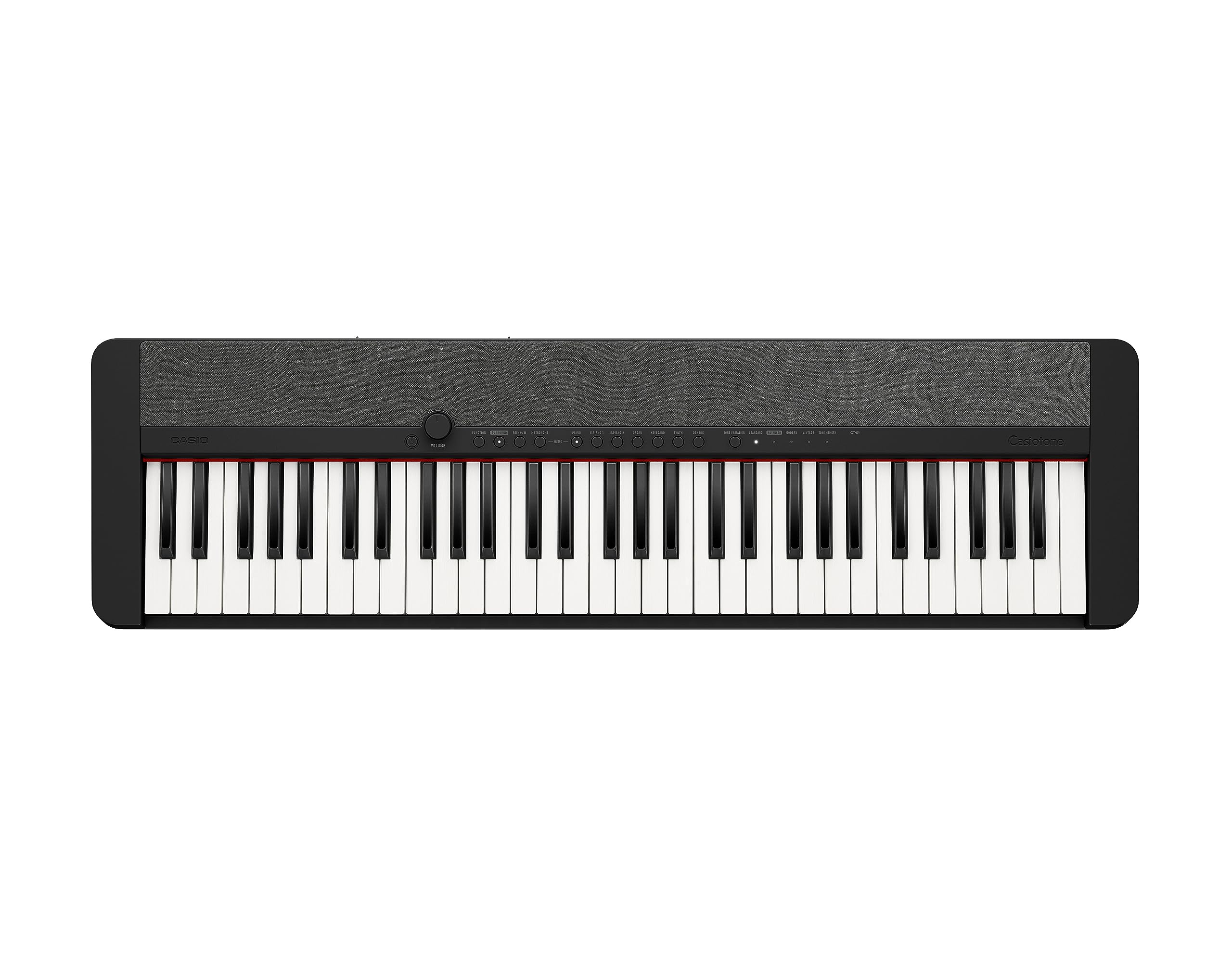 Casio CTS1BK Digital Piano Keyboard Bundle with Stand, Learning Software, AC Adapter & Headphone - Perfect for Beginners, Home Practice & Music Education
