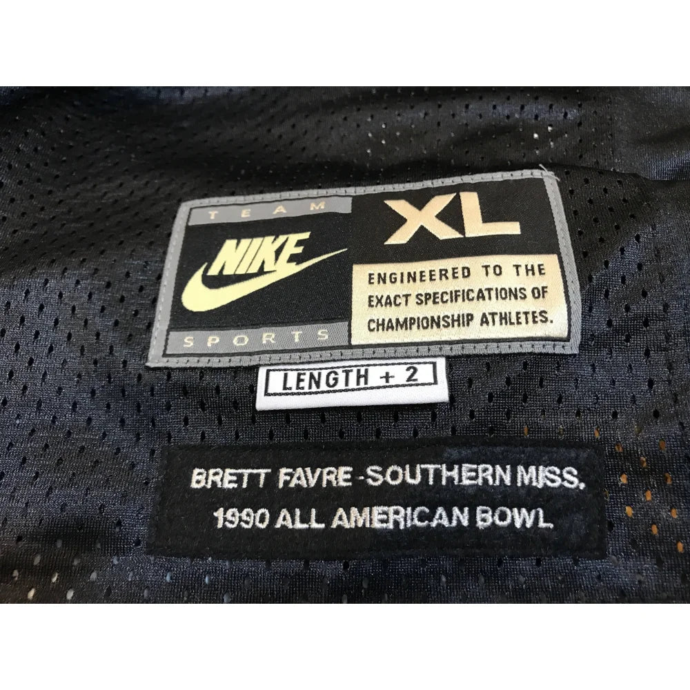Authentic Brett Favre Signed Southern Miss Golden Eagles Jersey with COA & Hologram - Perfect for Collectors, Sports Memorabilia Displays, and Football Fan Gifts