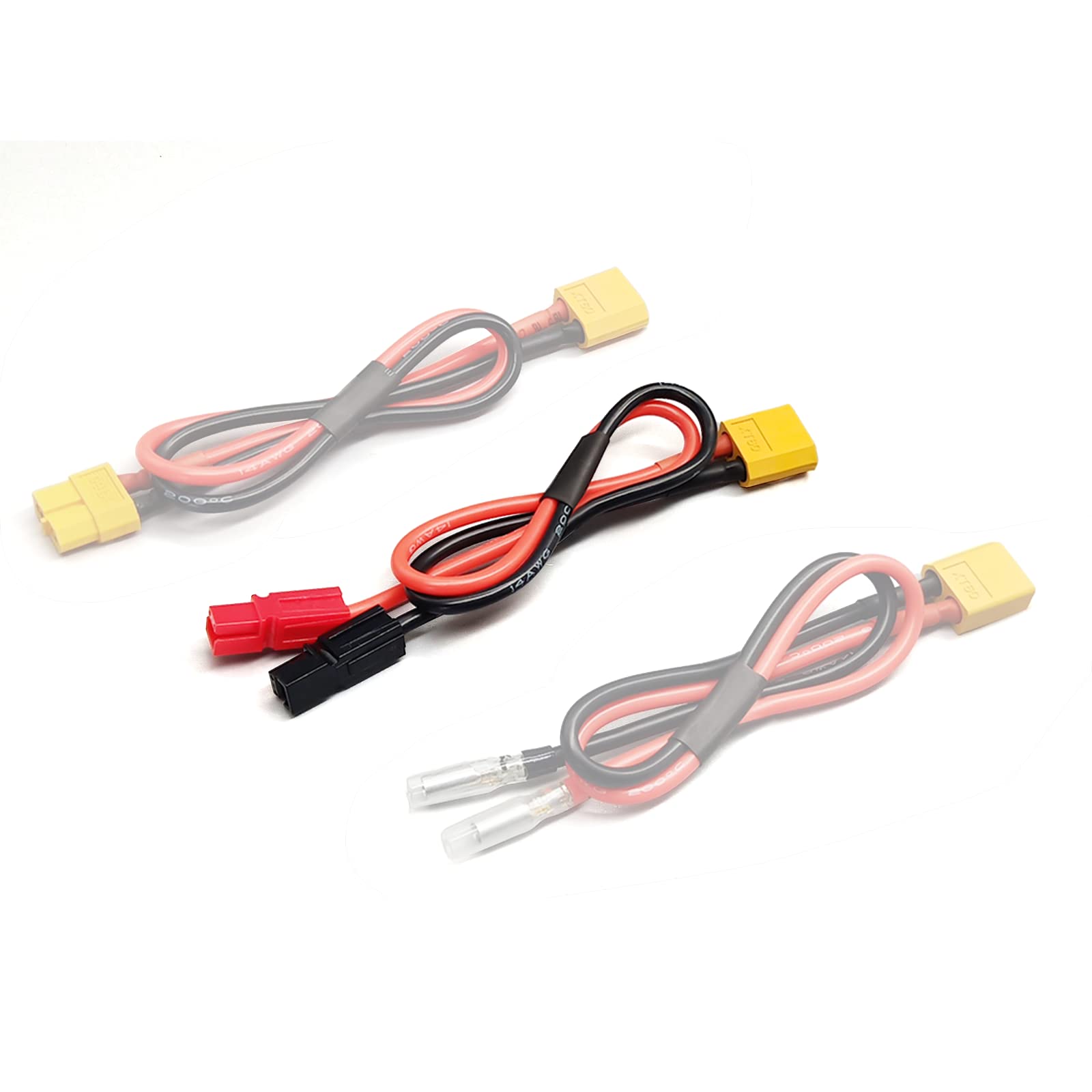 High-Quality Ebike Battery Cable Adapter - PP30/XT60/Bullet Connector for Electric Bikes | Durable Power Connector for E-Bike Battery Replacement & DIY Projects | Perfect for Commuting, Off-Road & Urban Riding
