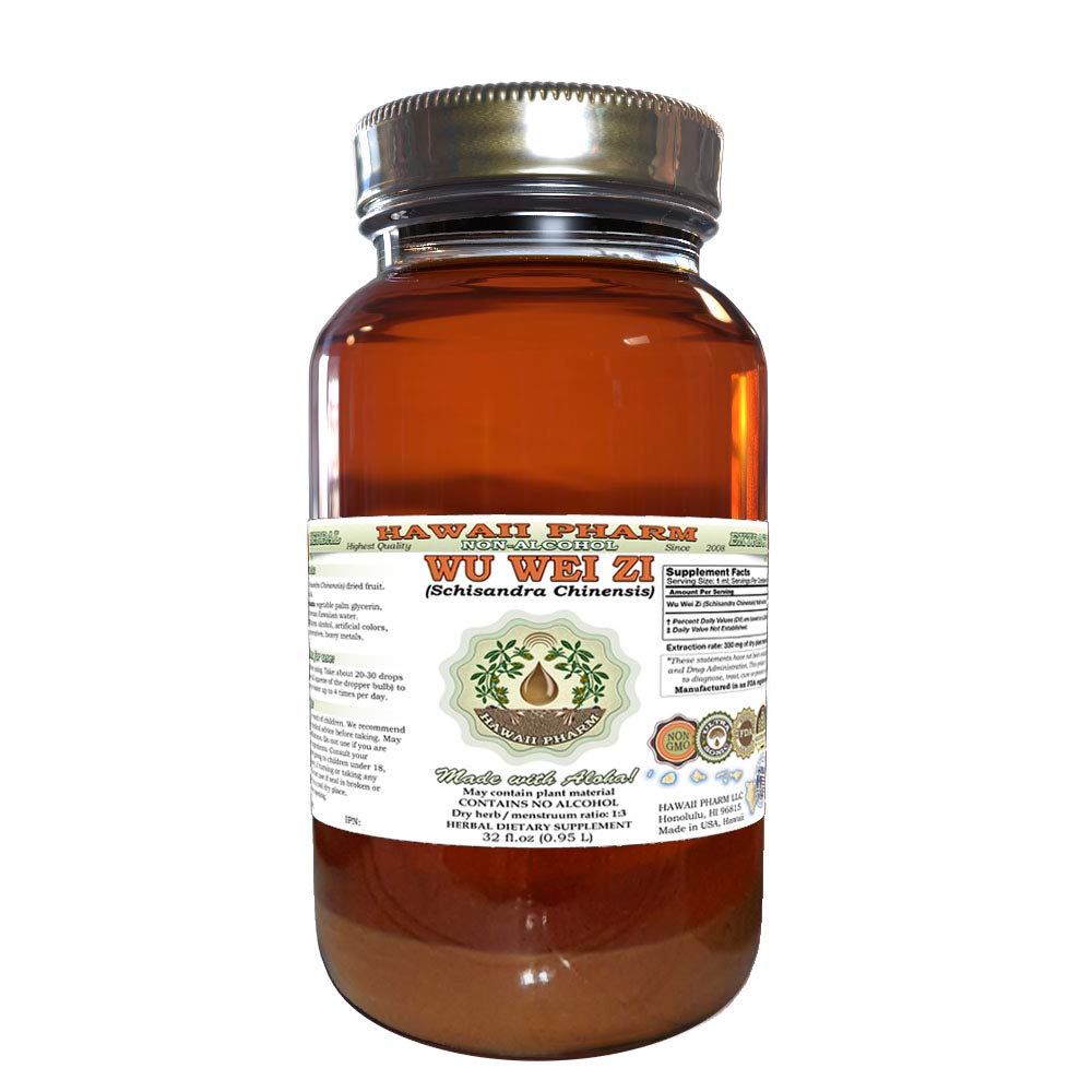 Organic Schisandra Chinensis Tincture - 32 Oz Wu Wei Zi Liquid Extract | Chinese Magnoliavine Berry Glycerite Herbal Supplement for Stress Relief, Energy Boost & Liver Support | Perfect for Daily Wellness & Adaptogenic Tea Blends