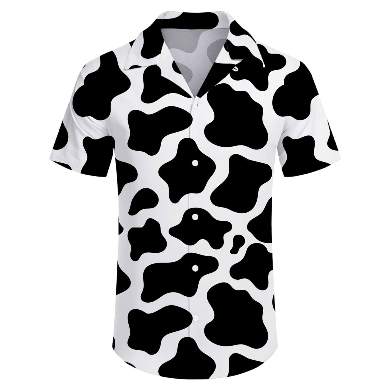 **Men's Hawaiian Print 2-Piece Tracksuit Set - Button Down Shirt & Matching Shorts with Free Bucket Hat | Breathable Summer Outfit for Beach, Vacation & Casual Wear**