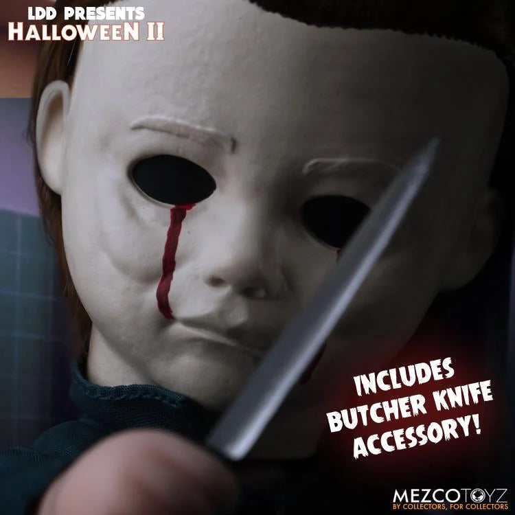 Halloween II (1981) Michael Myers Mask - Official LDD Licensed Horror Movie Costume Accessory for Halloween Parties & Cosplay