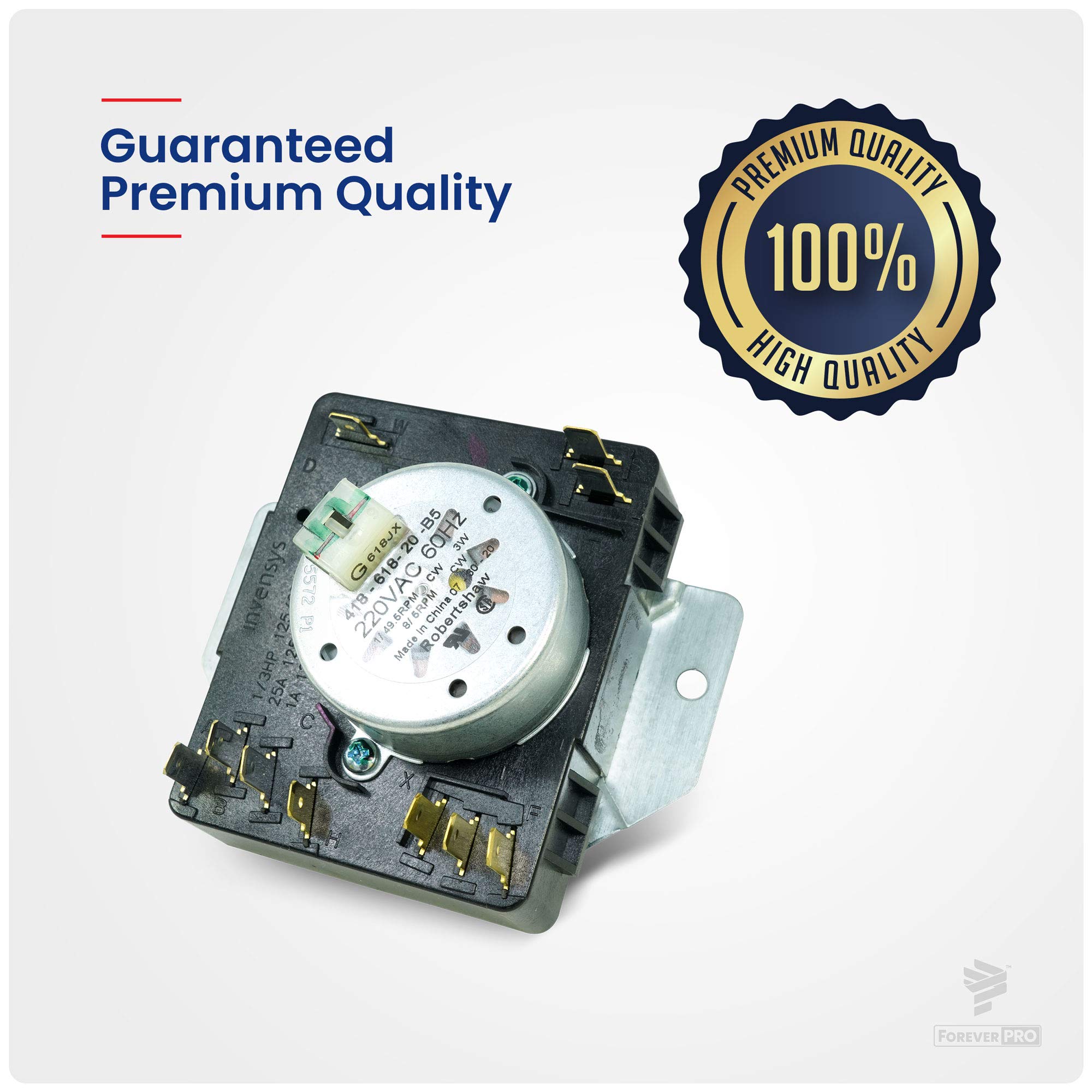 W10185982 Dryer Timer Replacement - Compatible with WPW10185982, 1546812, AH2352169, EA2352169 | Perfect for Laundry Room Appliance Repair & Maintenance
