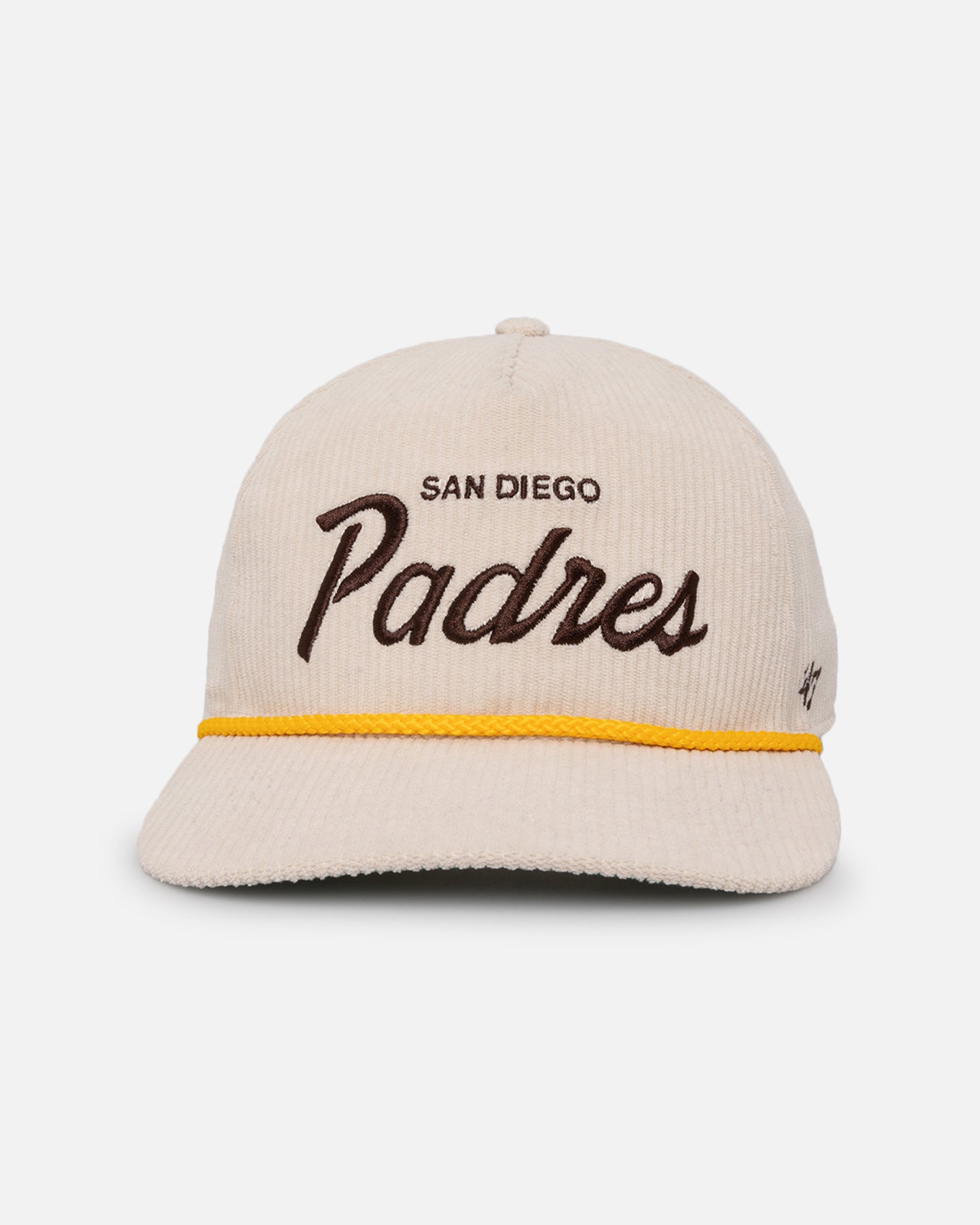 47 Brand San Diego Padres MLB Opening Day Snapback Hat - Adjustable Crossrope Hitch Baseball Cap for Men & Women - Perfect for Games, Sports & Casual Wear