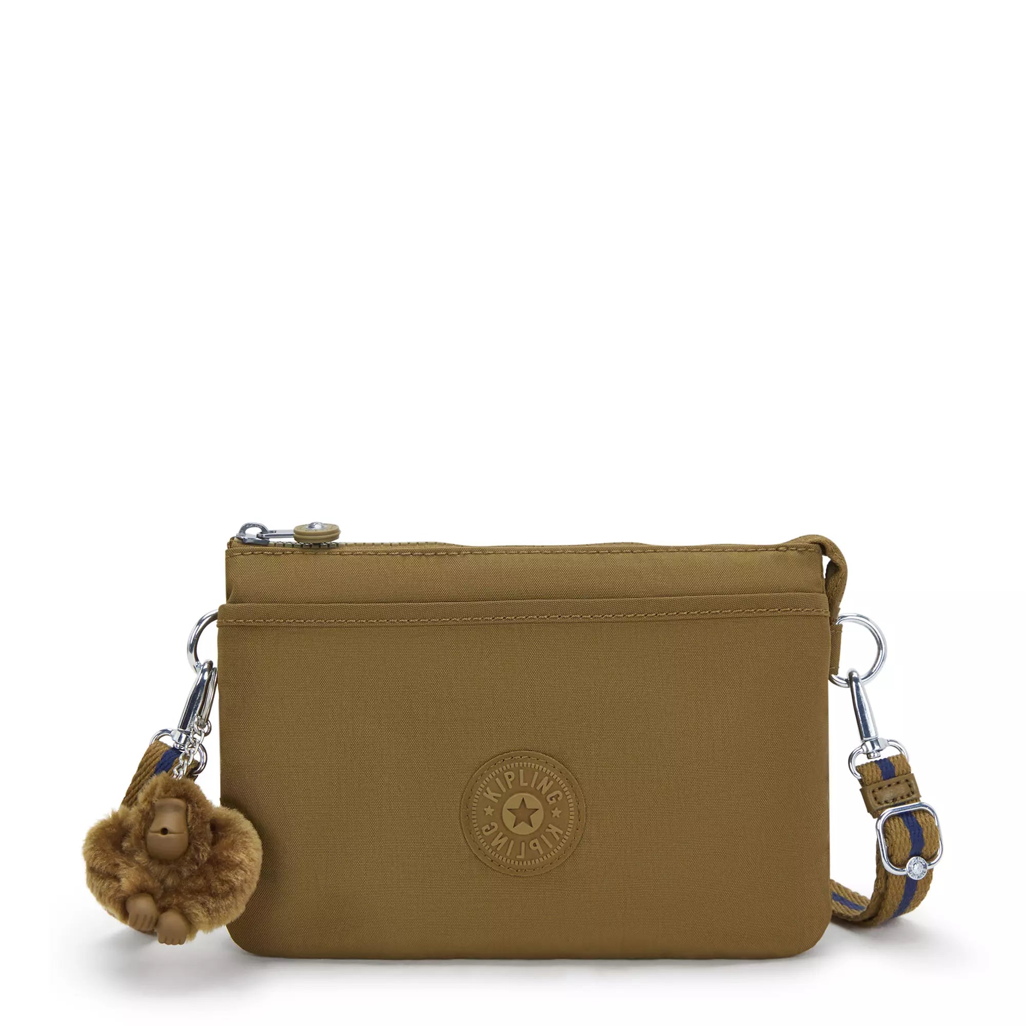 Kipling Riri Crossbody Bag - Lightweight & Durable Dry Laurel Small Shoulder Purse for Women | Perfect for Travel, Work & Everyday Use