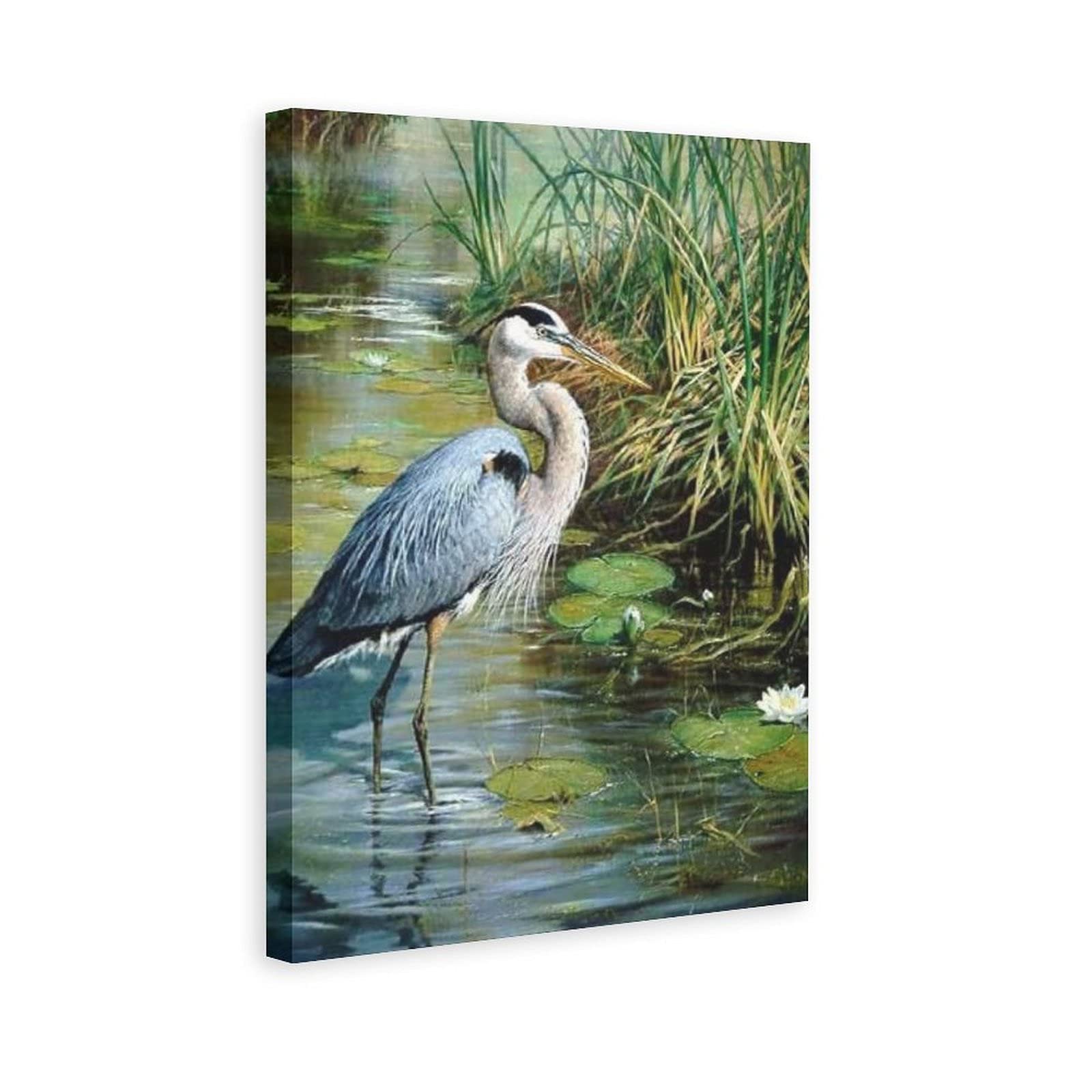 WAWSN Great Blue Heron Canvas Art Print - 13
