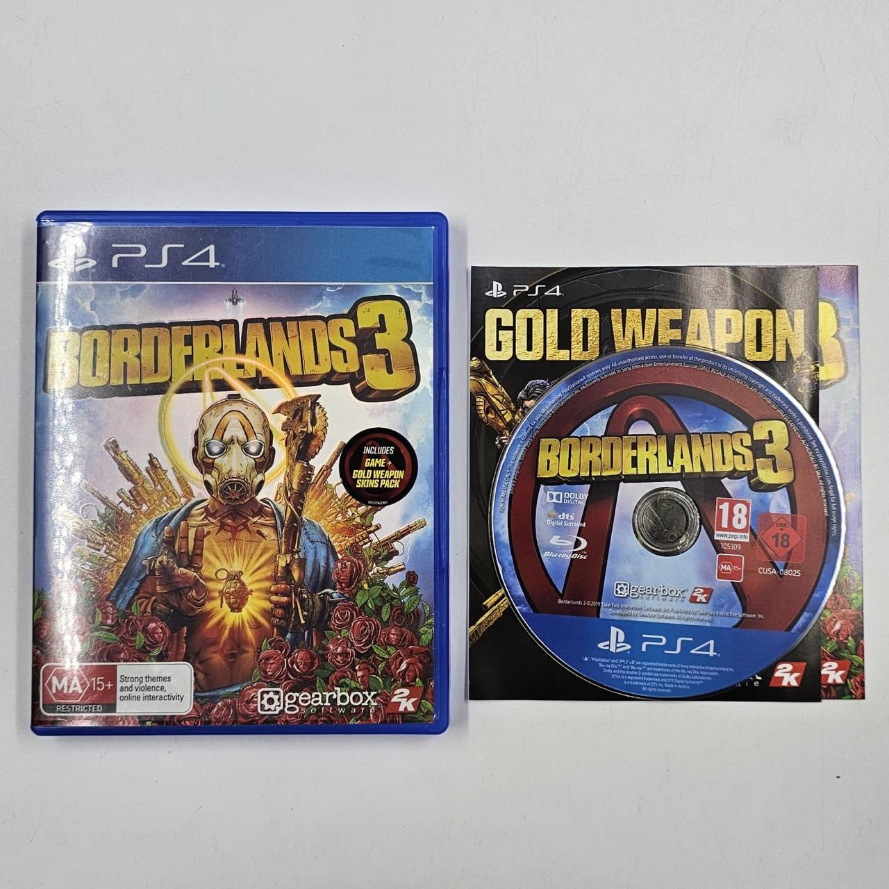 Borderlands 3 - PlayStation 4 PS4 Game with Manual - Action RPG Shooter for Adults & Teens - Perfect for Gaming Nights & Solo Adventures