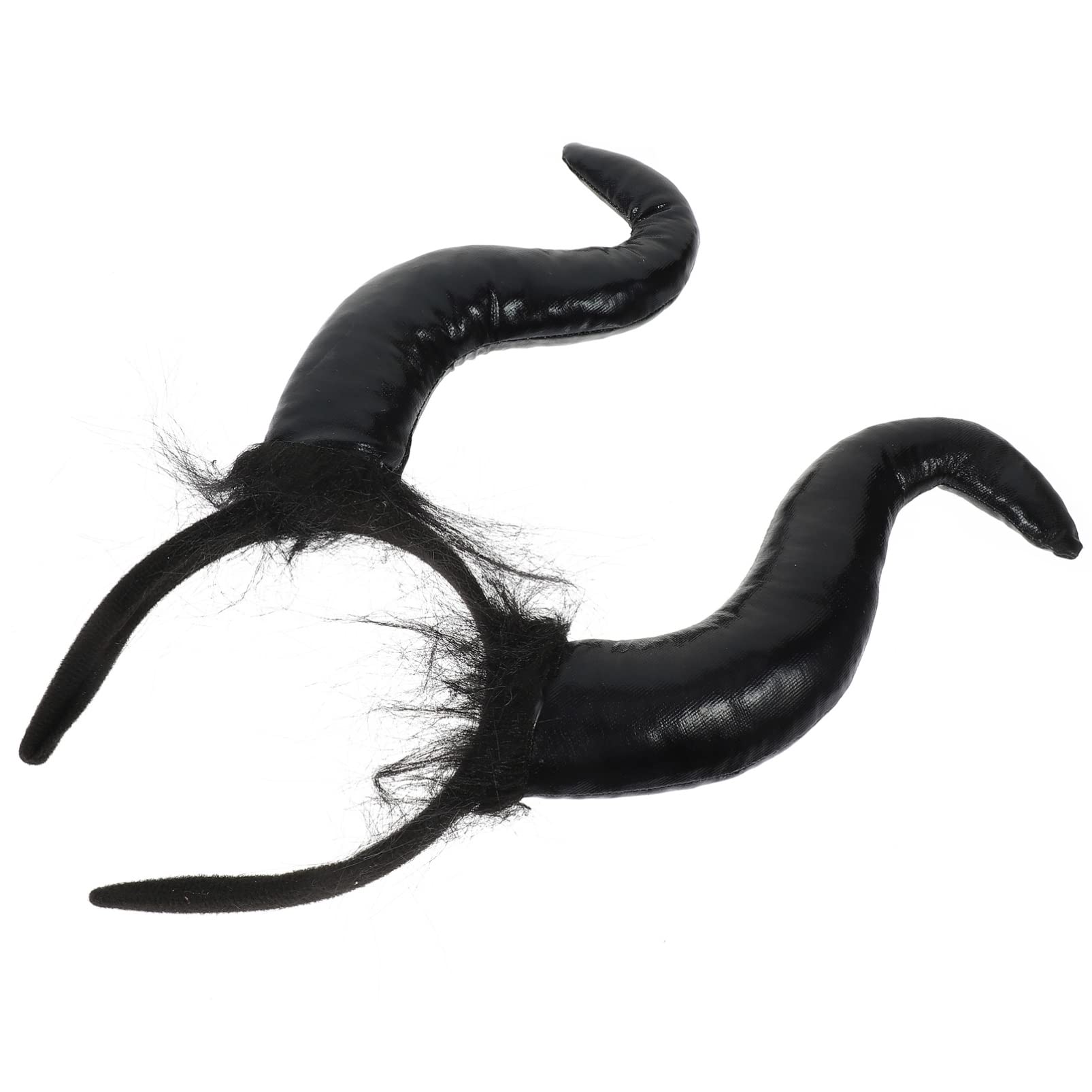NOLITOY Bull Horn Headband - Devil Ox Horn Hair Accessory for Women & Girls - Perfect for Halloween Costume, Cosplay, Themed Parties & Festive Events