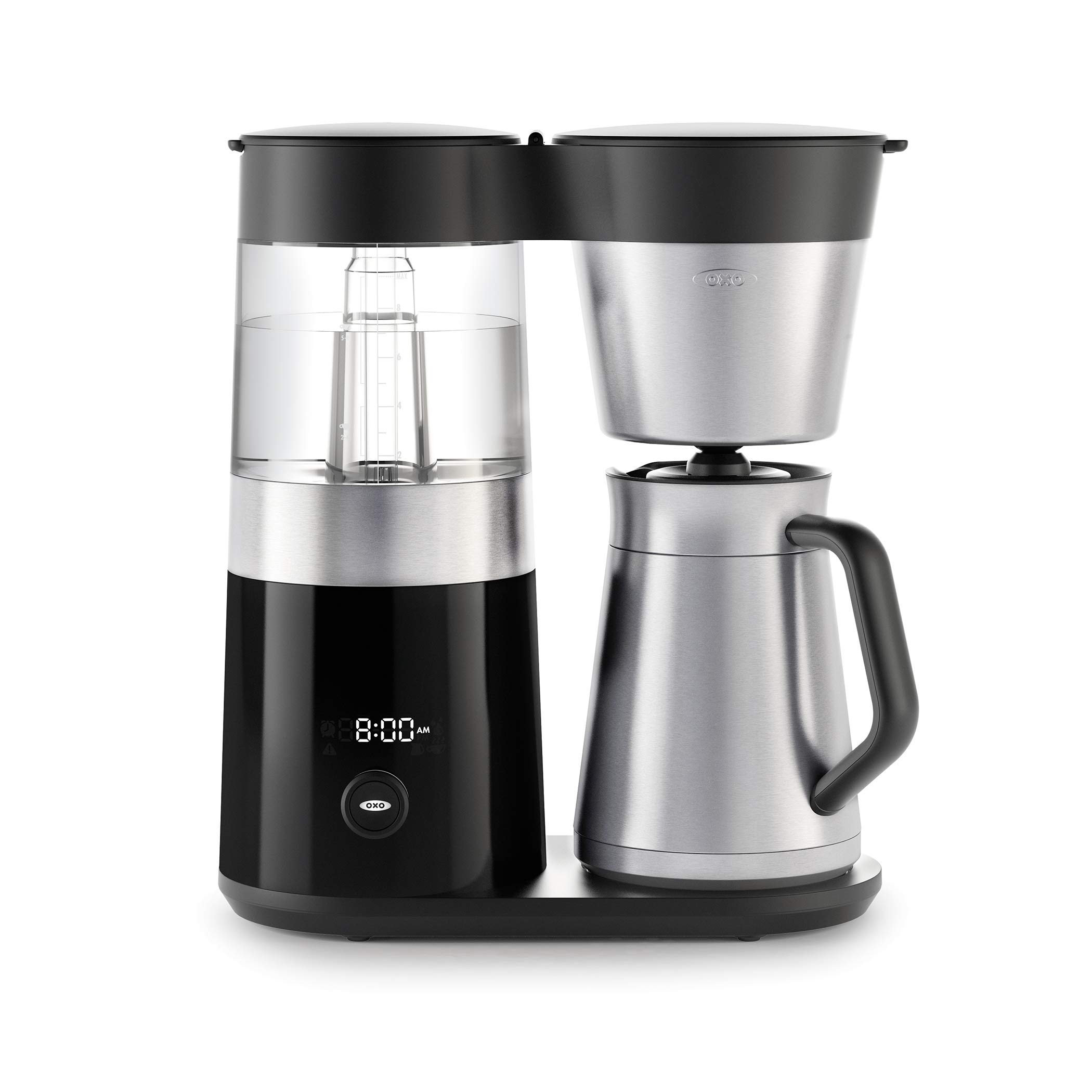 OXO Brew 9 Cup Stainless Steel Coffee Maker - Silver & Black | Drip Coffee Machine for Home & Office | Perfect for Morning Brews & Entertaining Guests