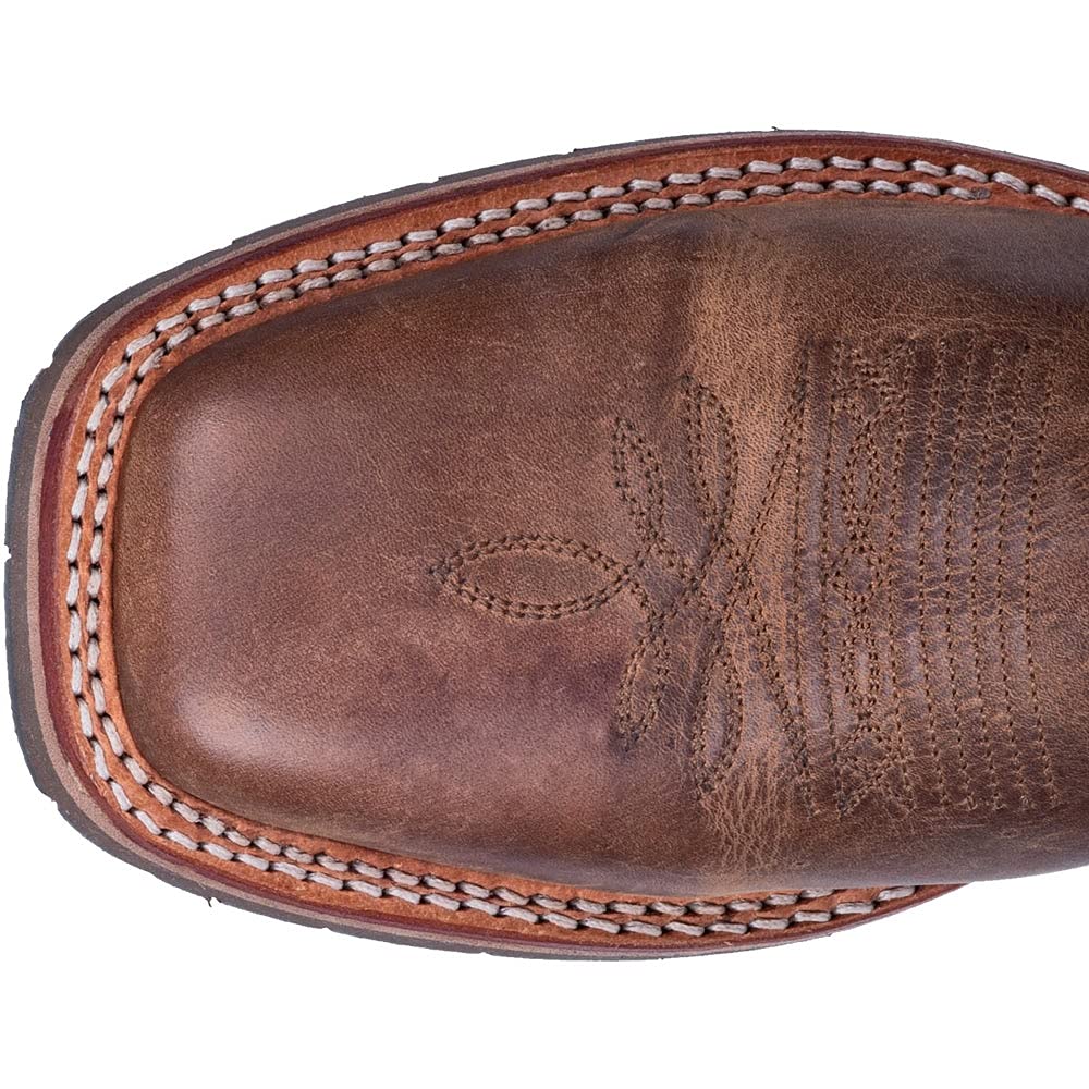 Dan Post Men's Ferrier Western Boots - Genuine Leather Cowboy Boots for Men - Comfortable & Durable Riding Boots - Perfect for Ranch Work, Rodeo & Country Fashion