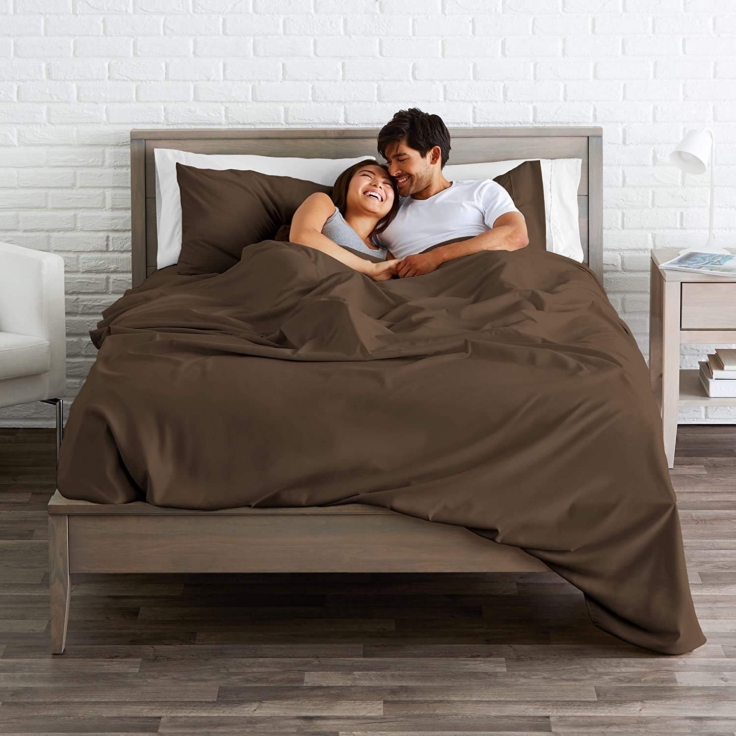 600 Thread Count Percale Cotton Sheets Full Size - Ultra Soft & Breathable Deep Pocket Bed Sheets Set for Full Size Beds | Perfect for Hot Sleepers & All-Season Comfort