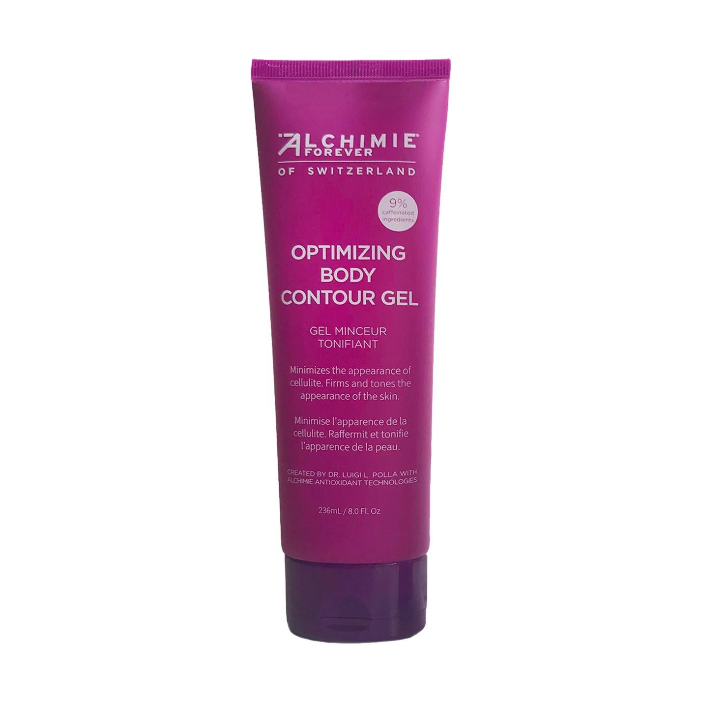 Alchimie Forever Optimizing Body Contour Gel - Firming & Toning Cream for Cellulite Reduction - 8 oz - Perfect for Post-Workout Recovery & Body Sculpting