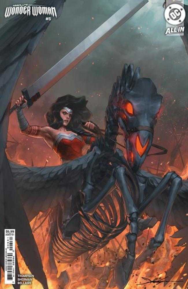 Absolute Wonder Woman #5 Cover C Jeehyung Lee Card Stock Variant - Collectible Comic Book for DC Fans, Superhero Enthusiasts & Comic Collectors - Perfect for Display, Gifts & Investment