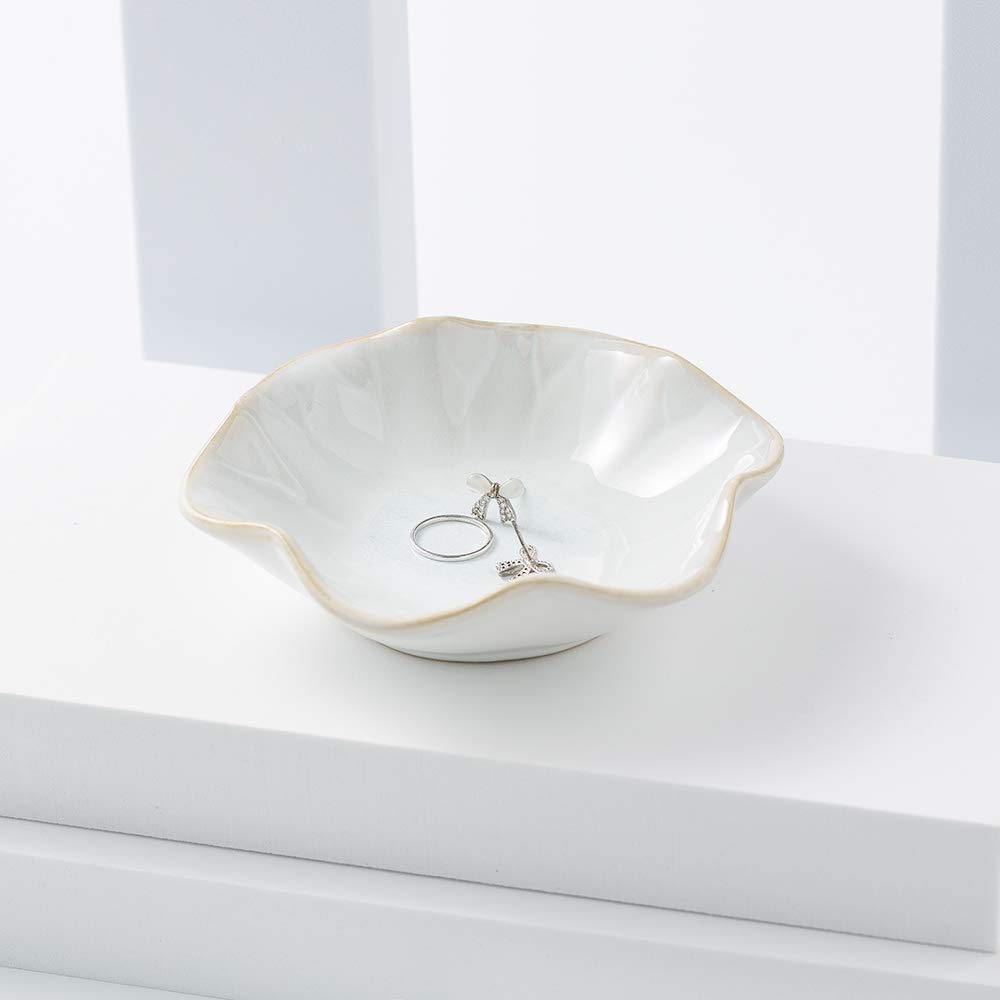 Elegant Jewelry Dish Holder & Key Bowl - Perfect for Women's Accessories & Home Decor