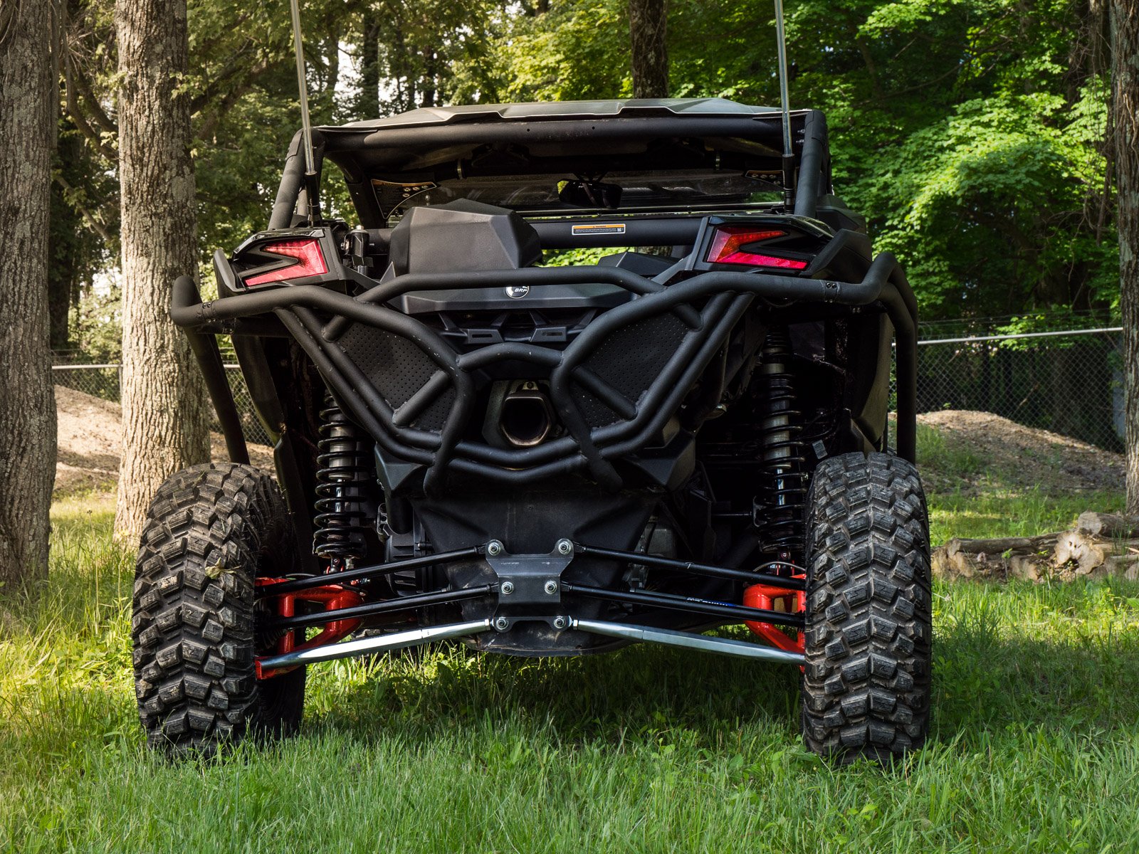 SuperATV Heavy Duty Aluminum Rear Radius Arms for Can-Am Maverick X3 64