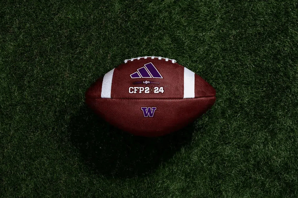 2024 Washington Huskies College Football Playoff Limited Edition Adidas Team Football - Perfect for Game Day, Collectors & Huskies Fans