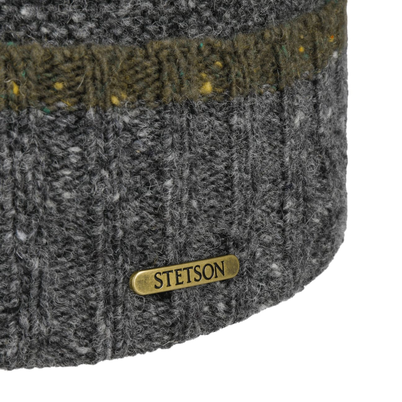 Stetson Donegal Wool Beanie with Fold-Up Cuff - Warm Winter Hat for Men & Women | Perfect for Skiing, Hiking & Outdoor Activities