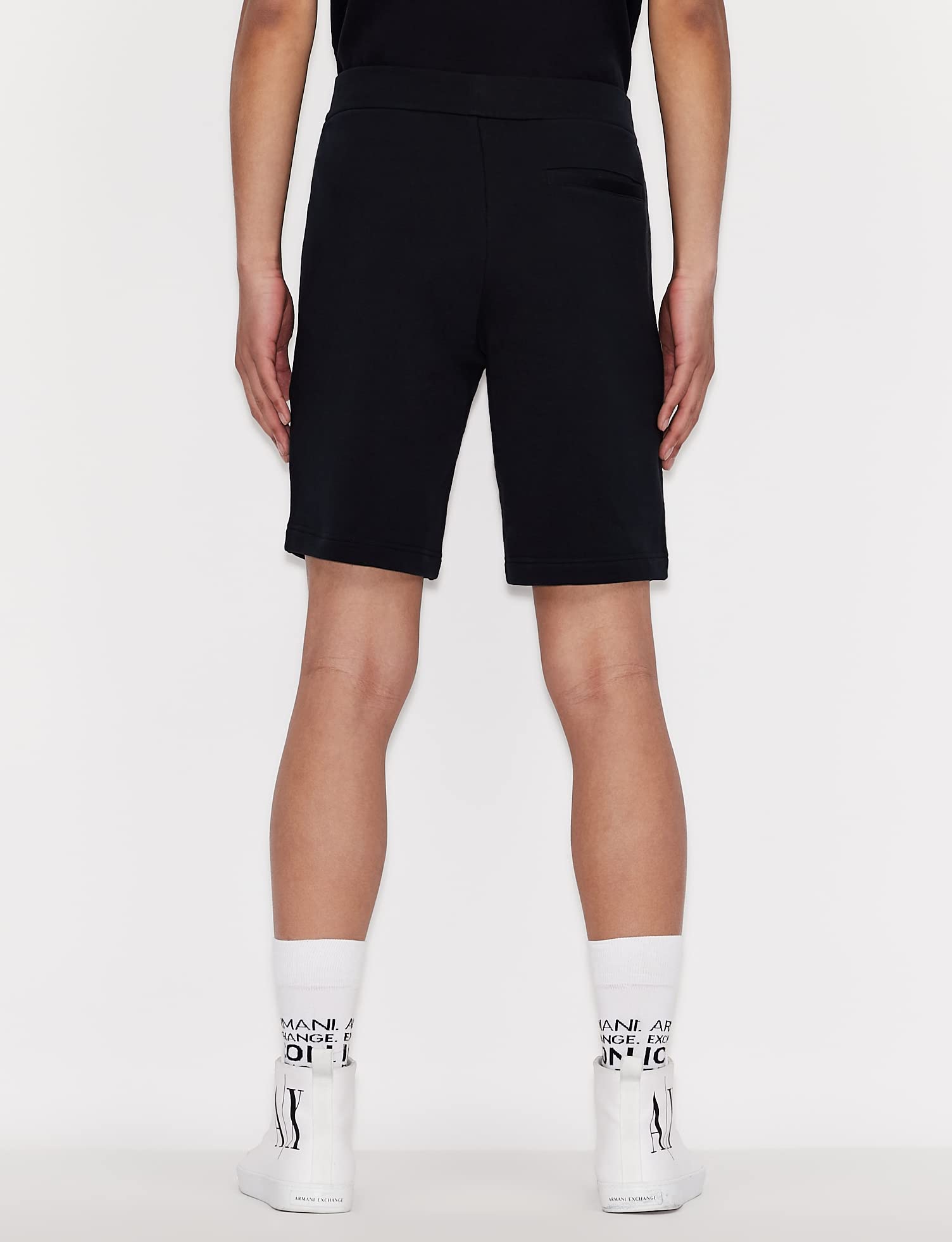 Armani Exchange Men's Icon Project Embroidered Logo Shorts - Casual Summer Shorts for Men with Stylish Branding | Perfect for Beach, Gym & Streetwear Fashion