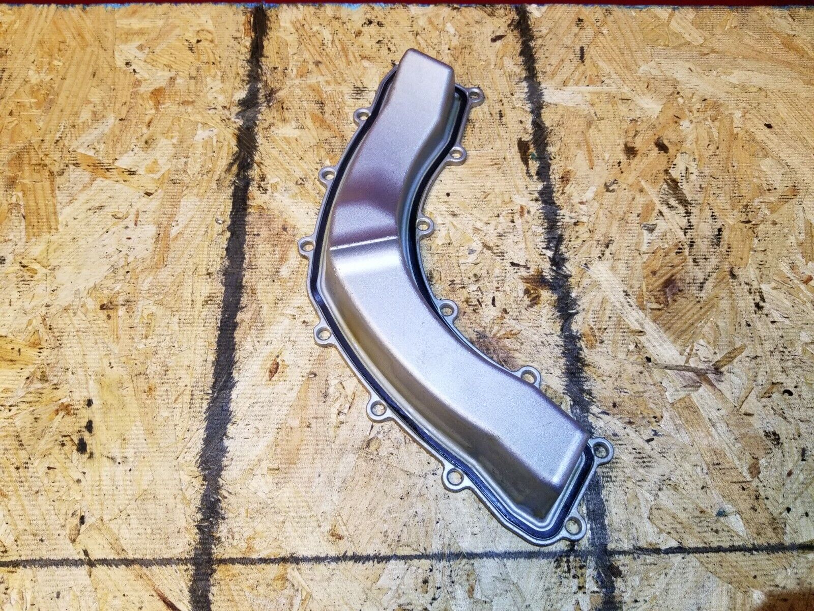 06-10 BMW 650i E63 Rear Engine Block Pan Cover OEM 7504433 for N62T 4.8L V8 - Perfect for Engine Repair & Maintenance