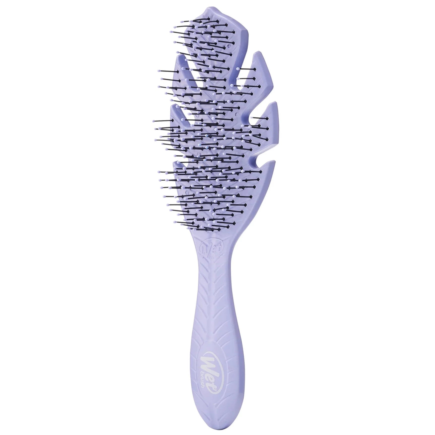 Go Green Detangler - Natural Hair Detangling Brush for Kids & Adults - Gentle Knot Remover for Curly, Thick, and Wet Hair - Perfect for Home, Travel, and Salon Use