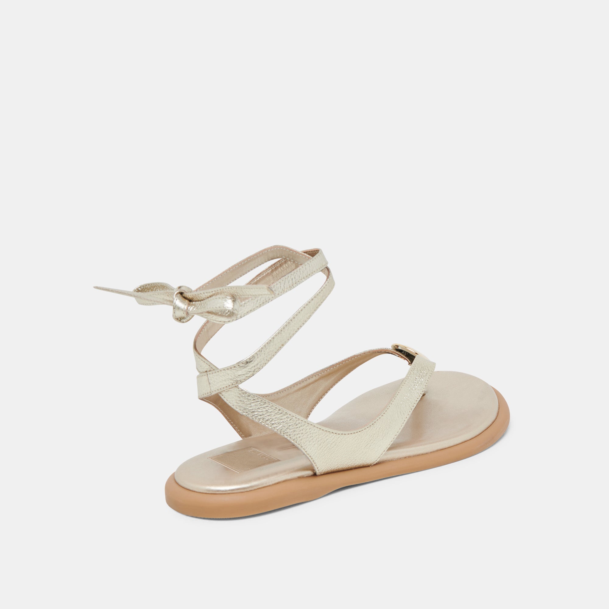 Judy Light Gold Leather Sandals for Women - Comfortable & Stylish Summer Casual Shoes - Perfect for Beach, Vacation, and Everyday Wear
