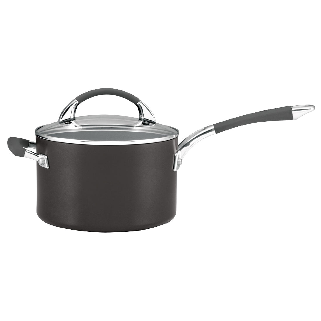 Anolon Endurance+ 3.8L (4 Quart) 20cm (8 Inch) Nonstick Saucepan with Lid - Premium Cookware for Sauces, Soups & Stews - Perfect for Gas, Electric & Induction Stovetops