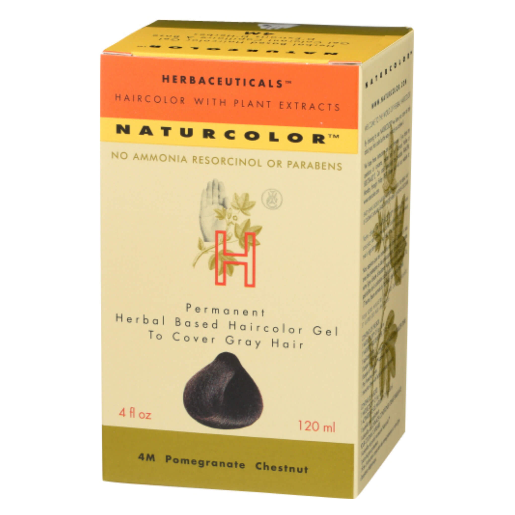 Natural Herbal Hair Color Gel for Women & Men - Ammonia-Free, Chemical-Free Hair Dye with Organic Ingredients | Perfect for At-Home Hair Coloring & Gray Coverage