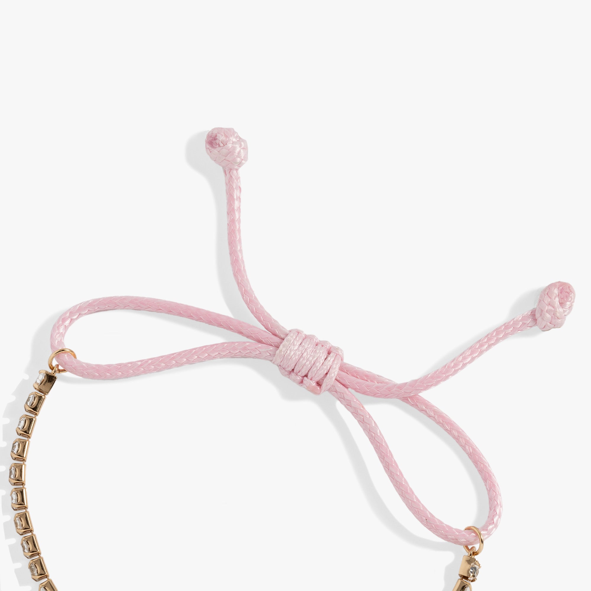 Elegant Crystal Cord Bolo Bracelet for Women - Adjustable Beaded Wrap Bracelet with Sparkling Stones - Perfect for Boho, Casual & Formal Occasions