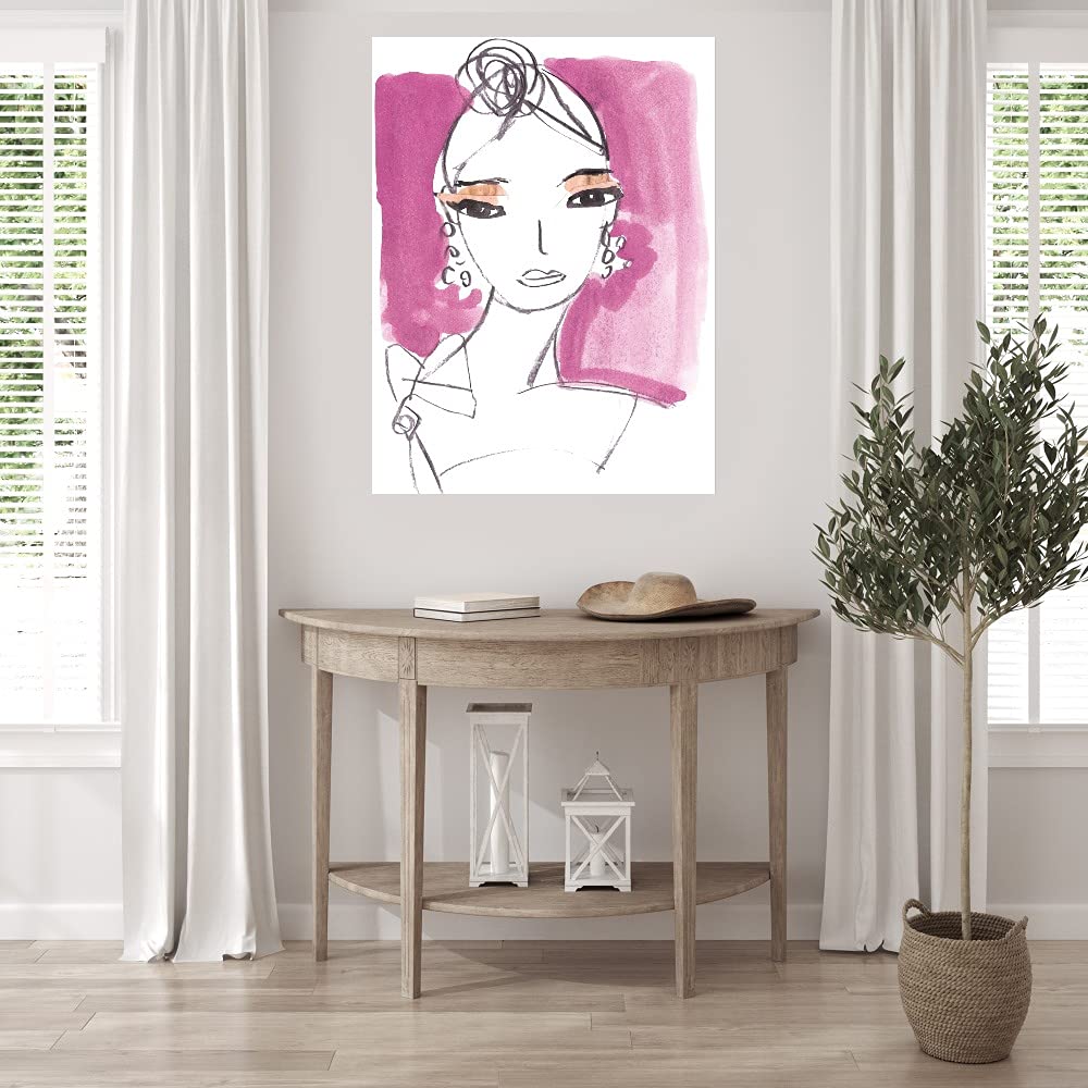 Katrien Soeffers Fine Art Canvas Wall Decor - 24x32 Inch Ready to Hang Painting for Living Room, Bedroom, Office & More - Modern Abstract Artwork for Home & Commercial Spaces