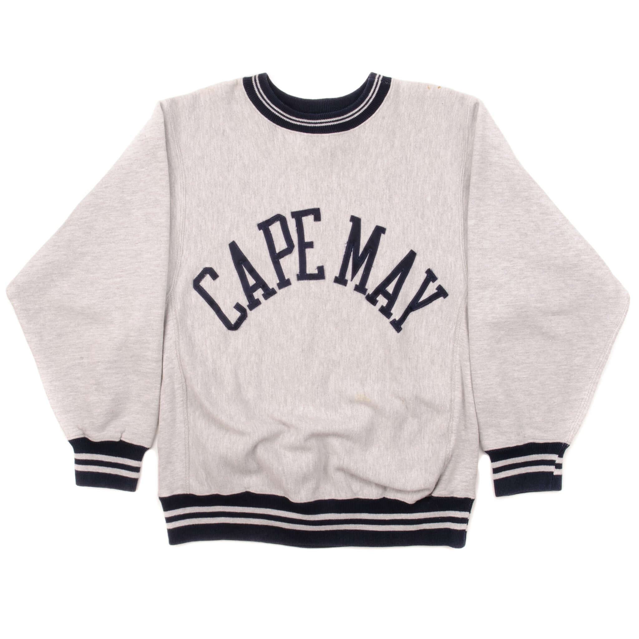 Vintage Champion Reverse Weave Cape May Sweatshirt 1990s Medium - Made in USA - Retro Streetwear for Men & Women - Perfect for Casual Outfits, Gym Wear and 90s Fashion Style