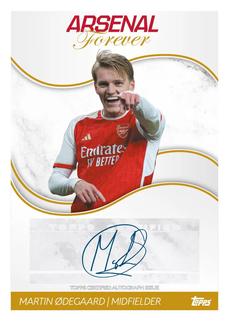 Topps Arsenal FC Forever 2024 Soccer Trading Cards - Collectible Football Memorabilia for Fans & Gift for Sports Enthusiasts