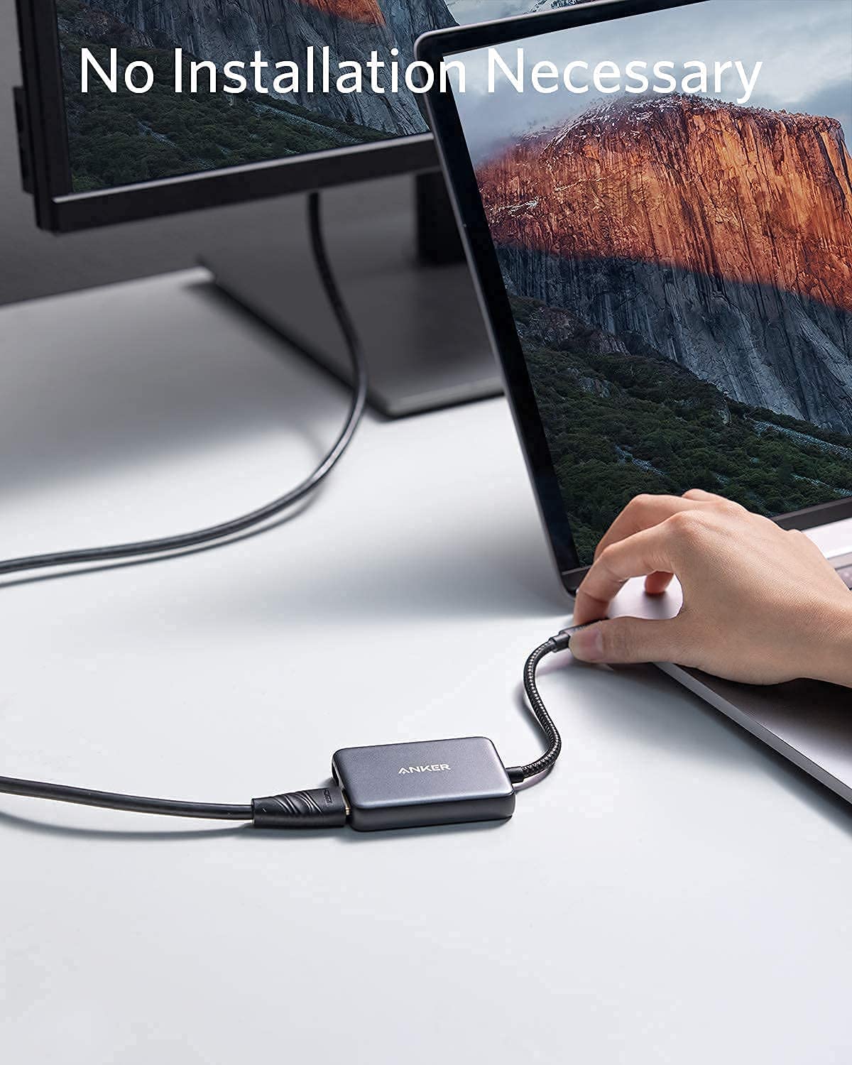 Anker 575 USB-C Docking Station (13-in-1) with Dual HDMI Adapter - 4K HDMI, 100W PD, Ethernet Port for MacBook Pro/Air, Dell XPS, HP Laptop - Perfect for Home Office & Multi-Monitor Setup