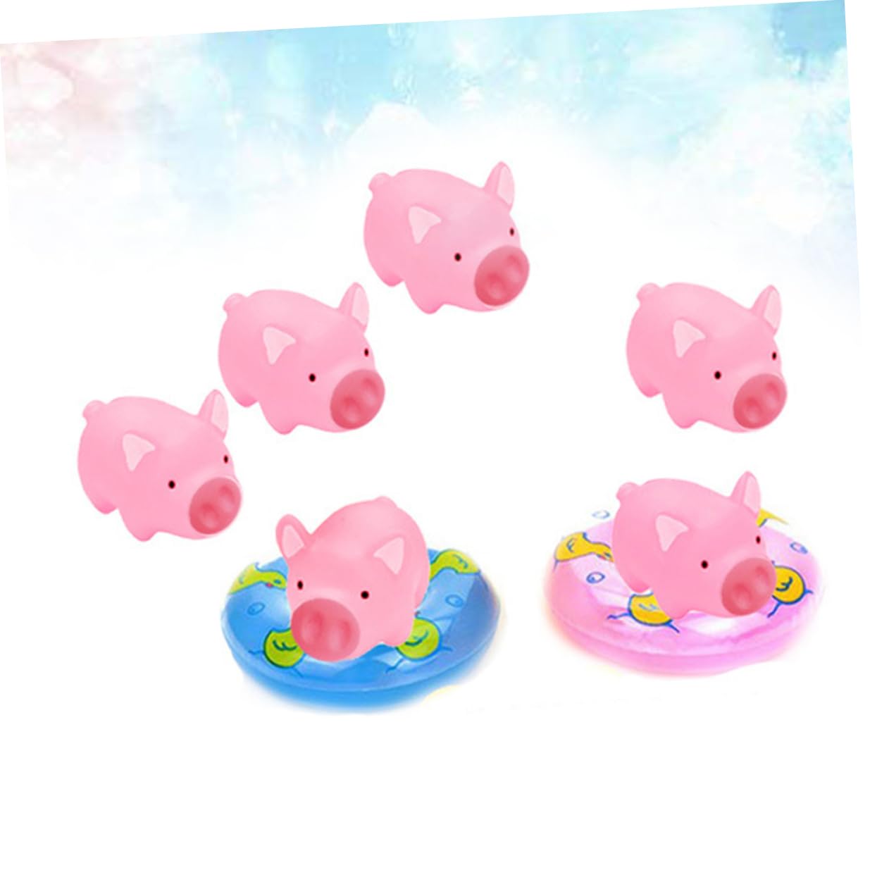 UPKOCH 3-Piece Fun Bath Toys Set for Toddlers - Cute Floating Animal Bathtub Toys for Baby Bath Time, Sensory Play & Learning (Duck, Turtle, Whale) - Perfect for Kids Bathroom, Pool & Water Play