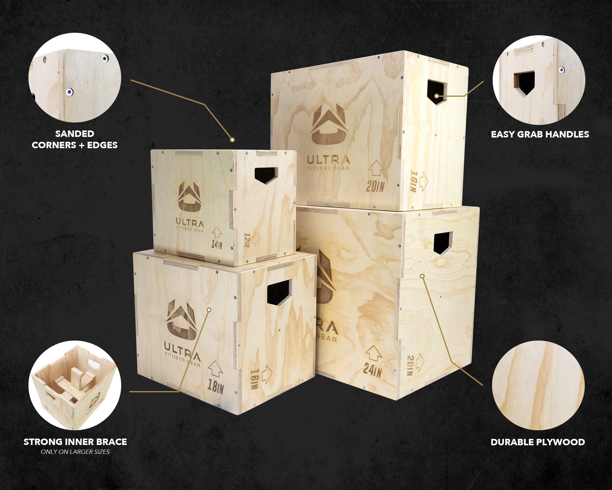 Wooden Plyo Box for Jump Training - 31