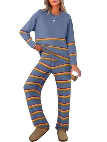 Dusty Blue Striped Combo