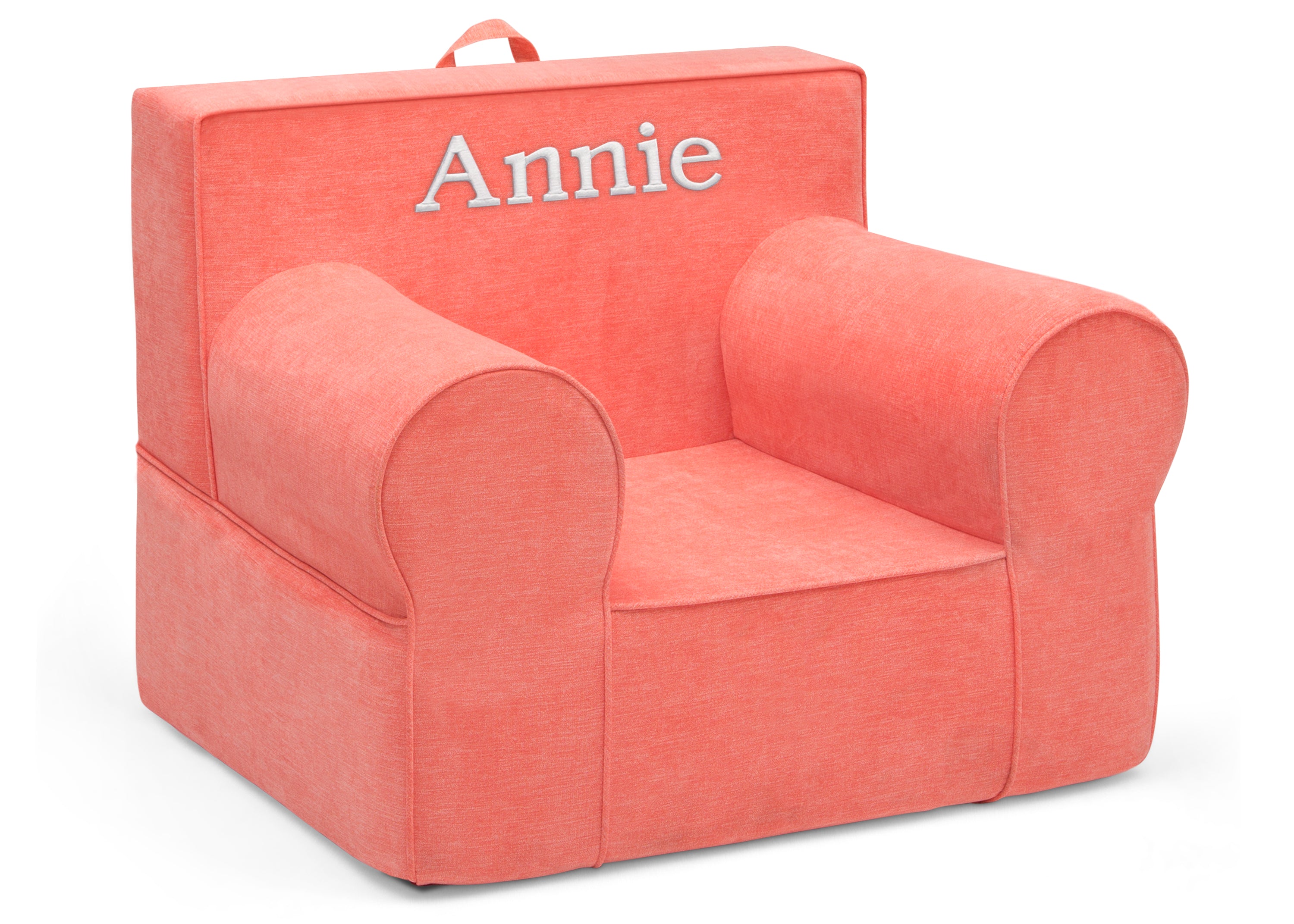 Personalized XL Cozee Foam Chair for Kids - Extra Large Comfortable Floor Seating for Playroom, Bedroom & Reading Nook