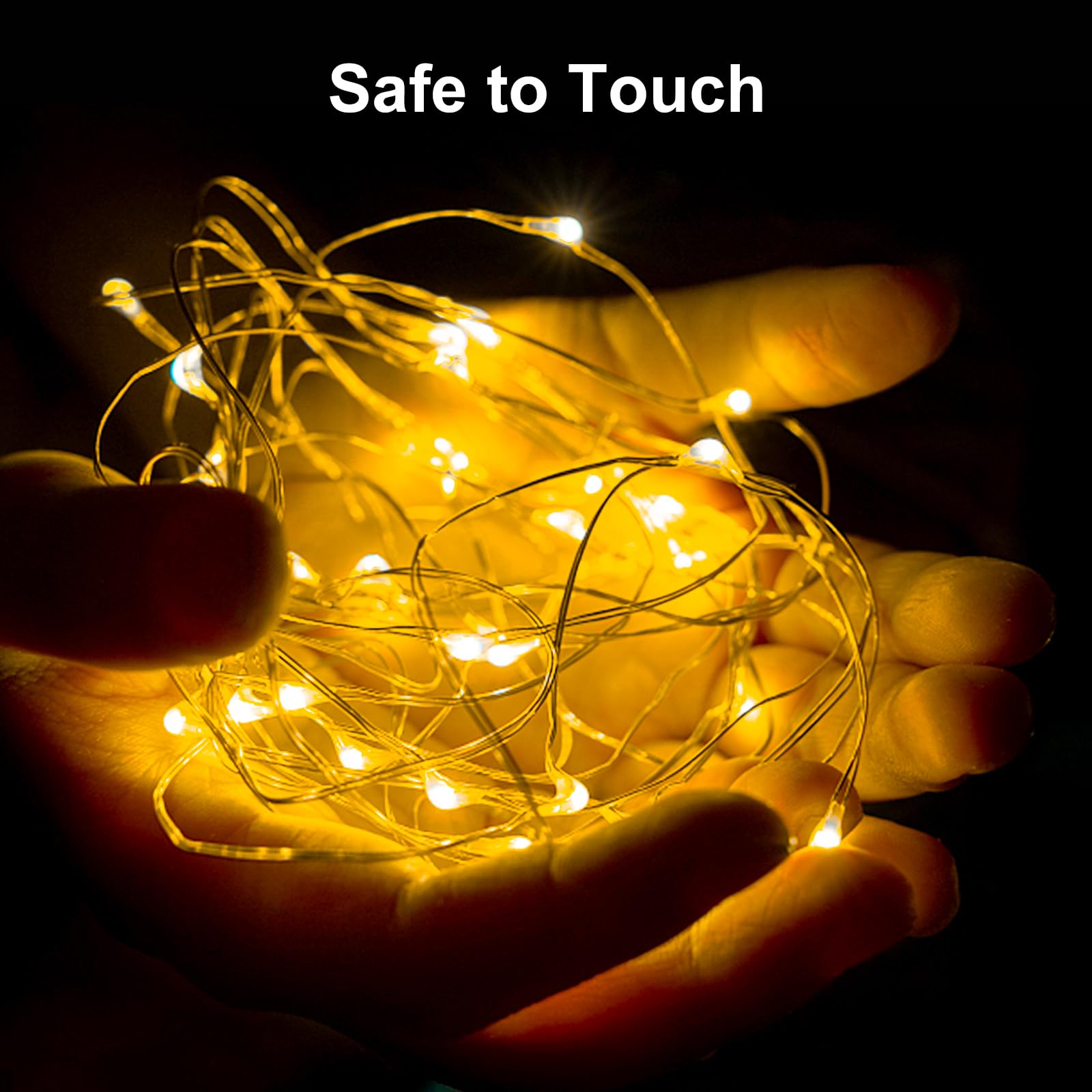 8 Pack Fairy Lights Battery Operated - 20 LED 7FT Warm White Twinkle String Lights with 3 Lighting Modes, Waterproof for Indoor Outdoor Decor - Perfect for Bedroom, Halloween, Christmas, Party, Garden, Wedding and Home Decoration