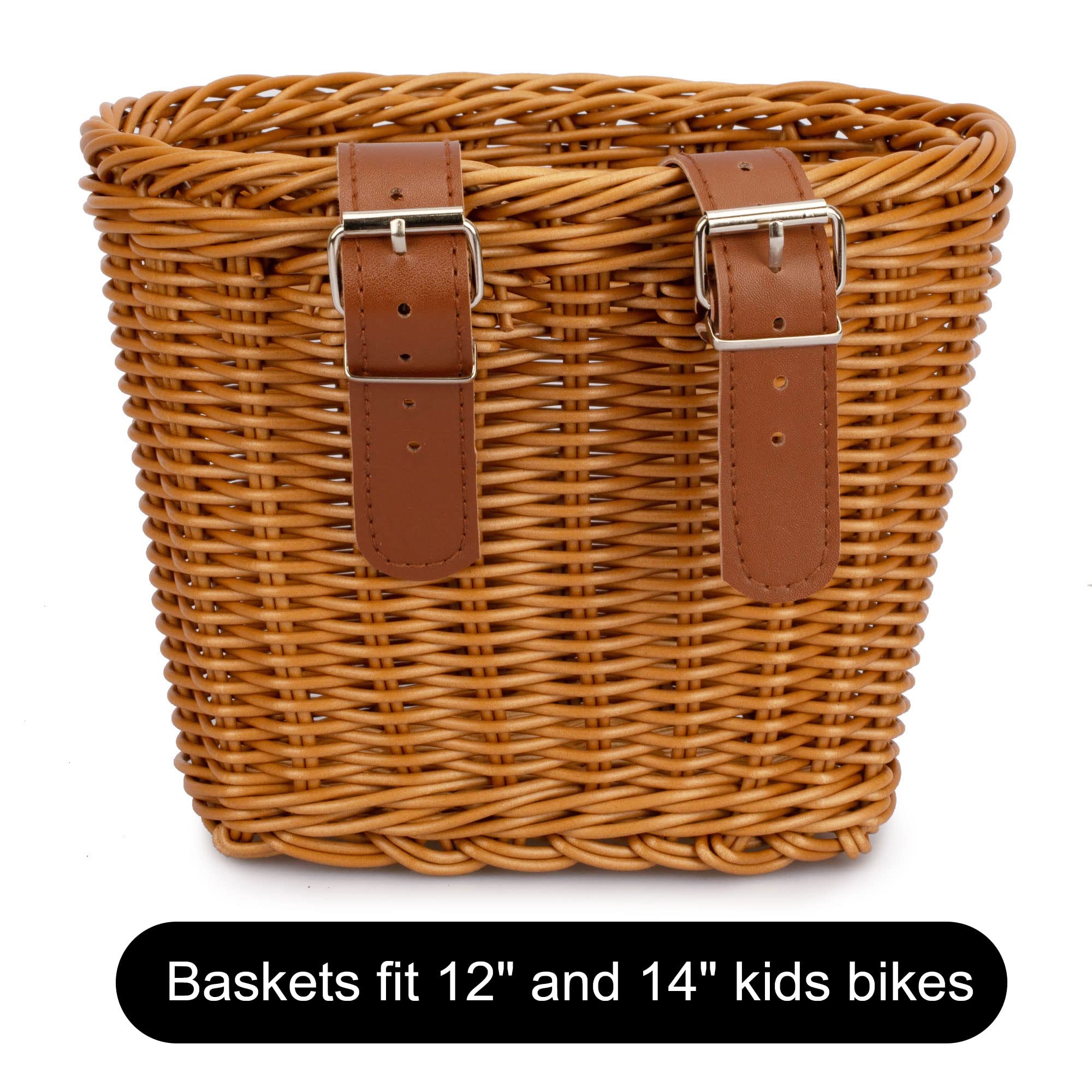 **Kids Bike Basket for Boys & Girls - Front Toddler Tricycle Basket, Strider Bike & Scooter Accessories - Perfect for Arts & Crafts, Bike Decorations & Outdoor Play**