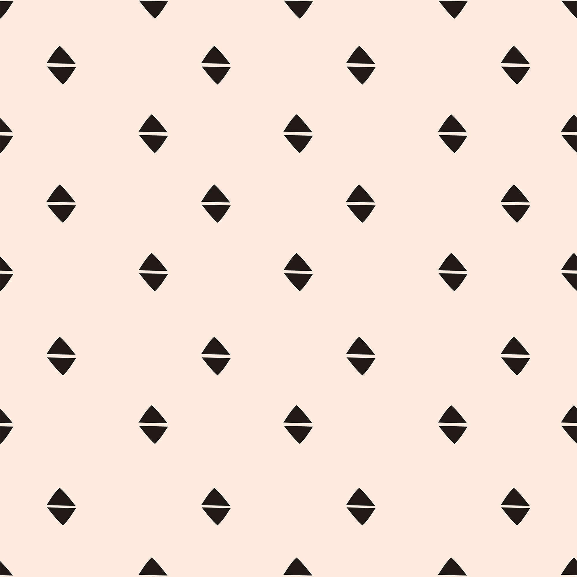 Tan and Black Geometric Peel and Stick Removable Wallpaper for Teens - Self-Adhesive Decorative Wall Covering for Bedrooms, Dorm Rooms & Home Decor